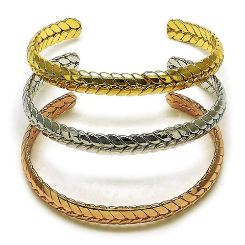 Aro Trio 07.282.0041 Oro Laminado, Pulido, Tricolor