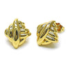 Arete Dormilona 02.163.0355 Oro Laminado, Pulido, Dorado