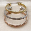 Aro Trio 07.282.0030 Oro Laminado, Pulido, Tricolor