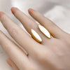 Anillo Elegante 01.60.0009 Oro Laminado, Pulido, Dorado