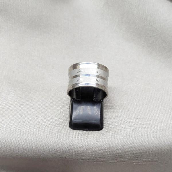 Anillo de Hombre 01.63.0689.11 Acero Inoxidable, Diseño de Delfin, Pulido Azul, Acero