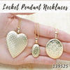 Kit Surtido de 25 Collares con Dije Medallón de Oro Laminado al por mayor — SKU 139525