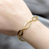 Pulsera Solida 03.63.22945.08 Acero Inoxidable, Pulido, Dorado