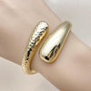 Aro Individual 07.215.0004.04 Oro Laminado, Diseño de Gota, Pulido, Dorado