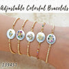 Kit Surtido de 20 Pulseras Ajustables de Colores de Oro Laminado al por mayor — SKU 139451