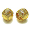 Argolla Huggie 02.195.0362.16 Oro Laminado, Diseño de Filigrana, Pulido, Dorado