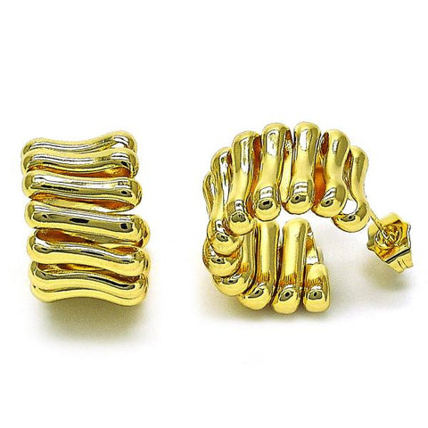 Argolla Pequeña 02.195.0242.20 Oro Laminado, Pulido, Dorado
