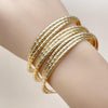 Aro Trio 07.282.0034 Oro Laminado, Diamantado, Dorado