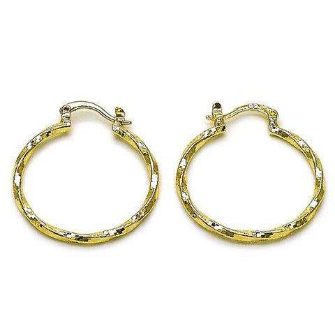 Argolla Mediana 02.170.0572.30 Oro Laminado, Diamantado, Dorado