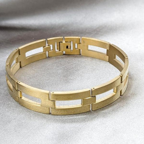 Pulsera Solida 03.63.22951.09 Acero Inoxidable, Pulido, Dorado