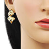 Arete Dormilona 02.213.0659 Oro Laminado, Pulido, Dorado