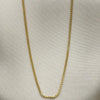 Gargantilla Básica 5.222.040.18 Oro Laminado, Diseño de Box, Pulido, Dorado