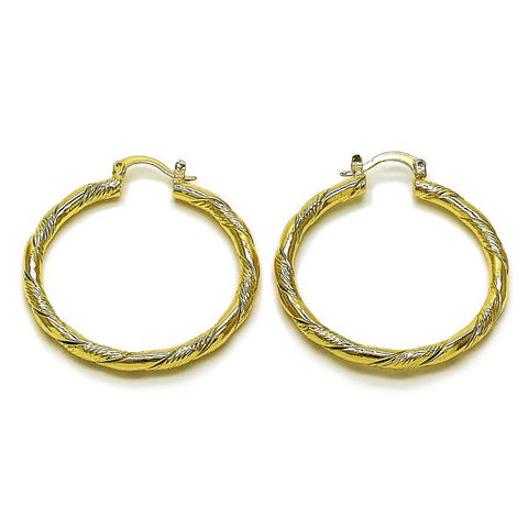 Argolla Mediana 02.170.0545.40 Oro Laminado, Diamantado, Dorado