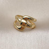 Anillo Elegante 01.310.0037 Oro Laminado, Pulido, Dorado