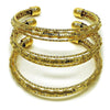 Aro Trio 07.282.0043 Oro Laminado, Diamantado, Dorado