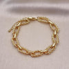 Pulsera Elegante 03.415.0005.07 Oro Laminado, Pulido, Dorado