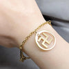 Pulsera Solida 03.63.22960.07 Acero Inoxidable, Pulido, Dos Tonos