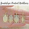Kit Surtido de 25 Collares con Dije de Guadalupe de Oro Laminado al por mayor — SKU 139534