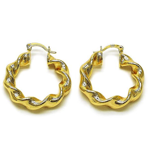 Argolla Mediana 02.170.0021.30 Oro Laminado, Diamantado, Dorado