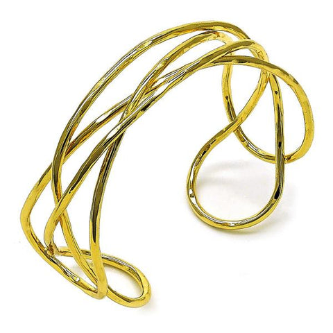 Aro Individual 07.282.0042 Oro Laminado, Diseño de Infinito, Pulido, Dorado