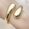 Aro Individual 07.215.0001.04 Oro Laminado, Diseño de Gota, Pulido, Dorado
