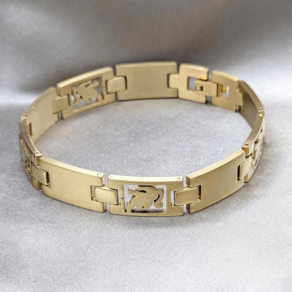 Pulsera Solida 03.63.22946.09 Acero Inoxidable, Pulido, Dorado