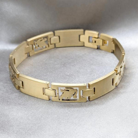Pulsera Solida 03.63.22946.09 Acero Inoxidable, Pulido, Dorado