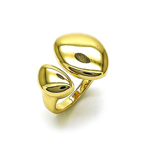 Anillo Elegante 01.283.0046 Oro Laminado, Pulido, Dorado