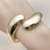 Aro Individual 07.215.0009.05 Oro Laminado, Diseño de Gota, Pulido, Dorado
