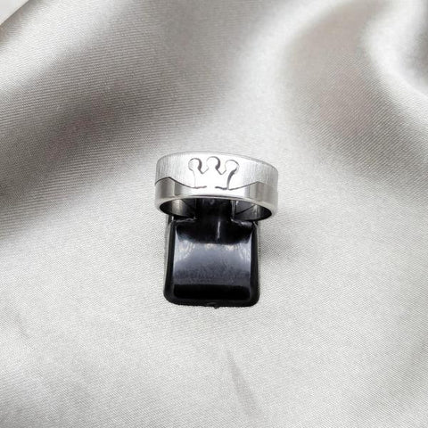 Anillo de Hombre 01.63.0715.10 Acero Inoxidable, Diseño de Doble y Calavera, Diseño de Doble, Pulido, Acero