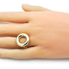 Anillo Elegante 01.341.0145 Oro Laminado, Pulido, Dorado