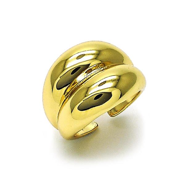 Anillo Elegante 01.283.0048 Oro Laminado, Pulido, Dorado