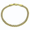 Pulsera Básica 04.213.0263.1.07 Oro Laminado, Diseño de Bismarco, Pulido, Tricolor