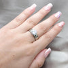 Anillo Elegante 01.63.0699.10 Acero Inoxidable, con Zirconia Cubica Blanca, Pulido, Acero