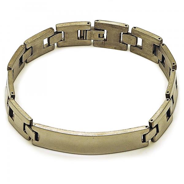 Pulsera Solida 03.114.0306.3.09 Acero Inoxidable, Pulido, Acero