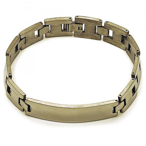 Pulsera Solida 03.114.0306.3.09 Acero Inoxidable, Pulido, Acero