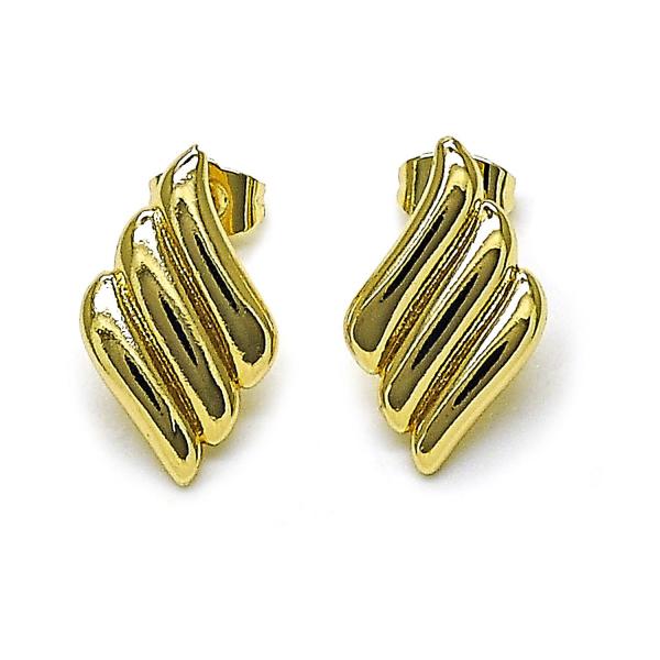 Arete Dormilona 02.196.0184 Oro Laminado, Pulido, Dorado