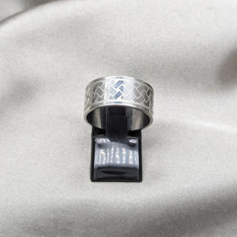 Anillo de Hombre 01.63.0686.11 Acero Inoxidable, Pulido, Rodinado