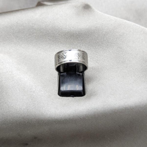 Anillo de Hombre 01.63.0692.08 Acero Inoxidable, Diseño de Llave, Pulido, Acero