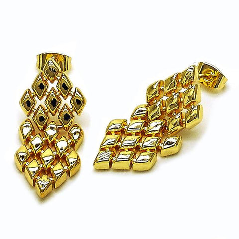 Arete Dormilona 02.170.0505 Oro Laminado, Pulido, Dorado