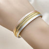 Aro Individual 07.170.0069 Oro Laminado, Diamantado, Tricolor