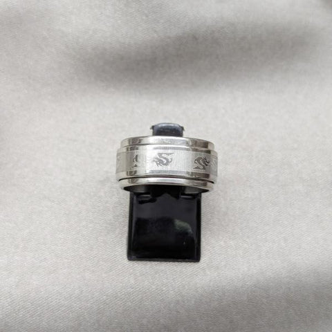 Anillo de Hombre 01.63.0706.06 Acero Inoxidable, Pulido Negro, Rodinado