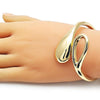Aro Individual 07.215.0006.04 Oro Laminado, Diseño de Gota, Pulido, Dorado