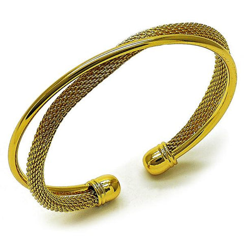 Aro Individual 07.282.0039 Oro Laminado, Diseño de Filigrana, Pulido, Dorado