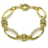 Pulsera Elegante 03.415.0009.08 Oro Laminado, Pulido, Dorado