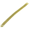 Pulsera Solida 03.213.0388.08 Oro Laminado, Pulido, Dorado