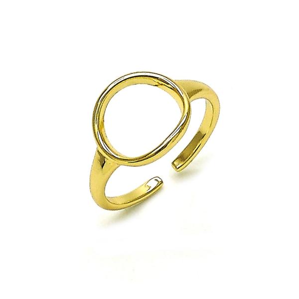 Anillo Elegante 01.213.0062 Oro Laminado, Pulido, Dorado