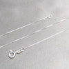 Gargantilla Básica 04.420.0038.16 Plata Rodinada, Diseño de Box, Pulido, Plateado