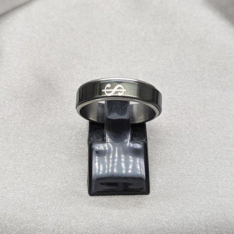 Anillo de Hombre 01.63.0617.10 Acero Inoxidable, Diseño de Largatija, Pulido, Acero