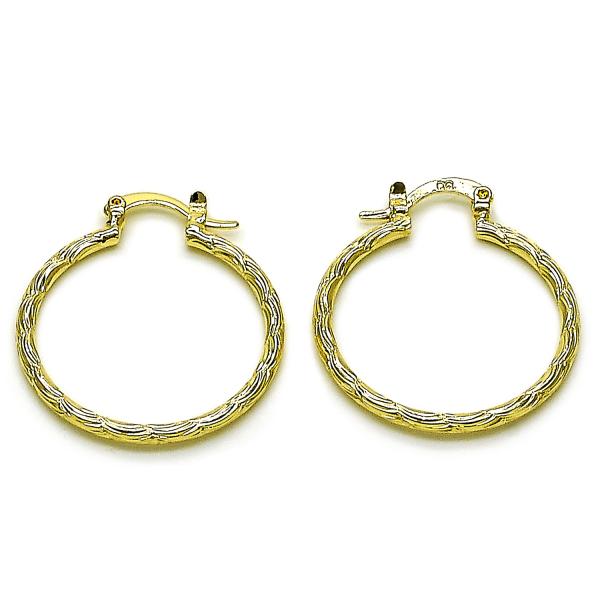 Argolla Mediana 02.170.0573.30 Oro Laminado, Diamantado, Dorado